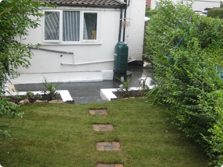 The garden at Ludlow Road.