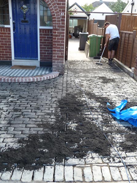The finished garden in Stoke Bishop
